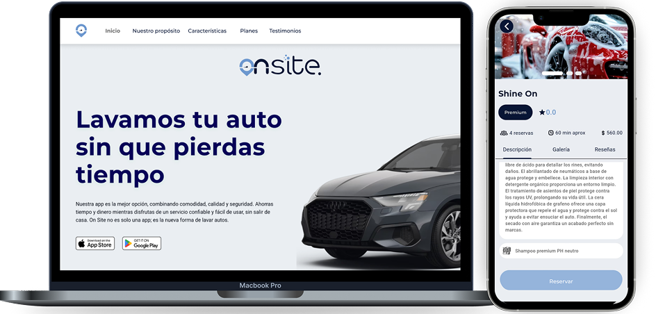 Portada del proyecto Onsite